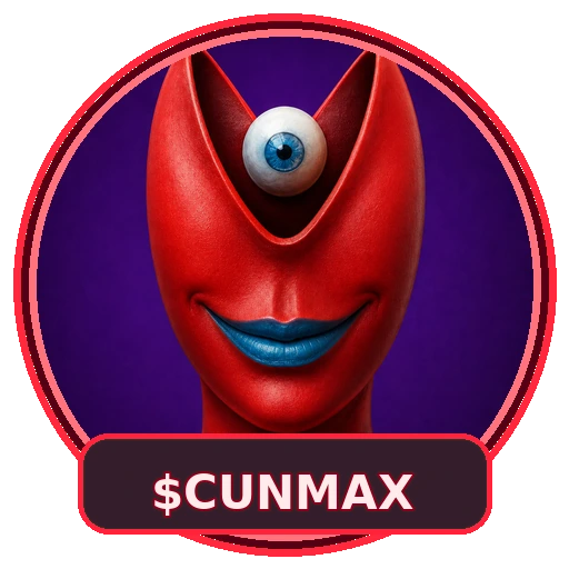 $CUNMAX coin sticker