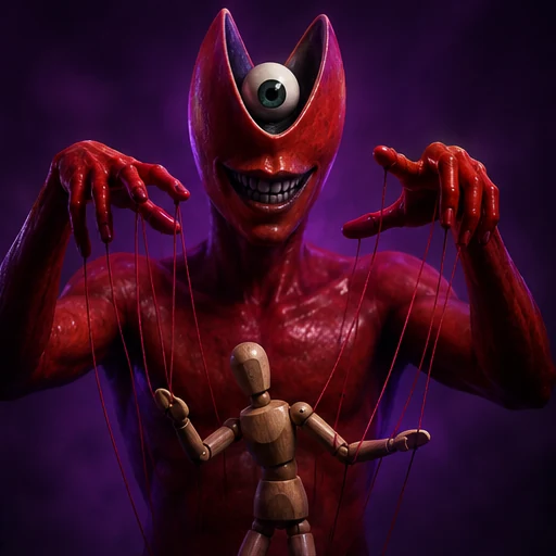 Cunning Max as a puppeteer
